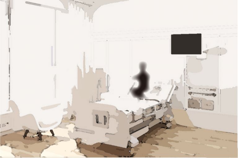My Wife Says She Can Still See Spirits: Shadows and Guardian Lights in a Care Facility