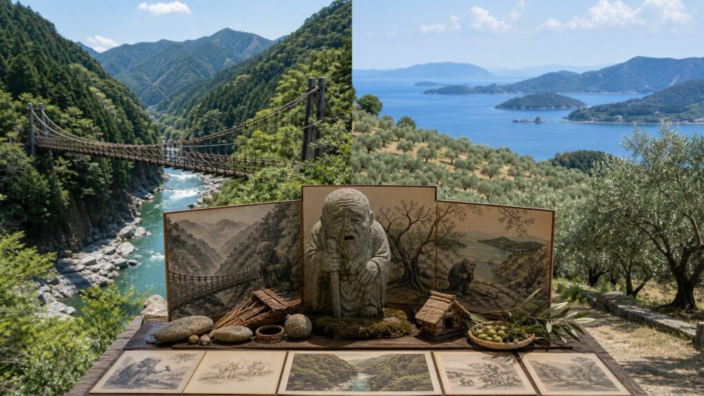 Konaki-Jijii Across Two Islands: Oboke and Shodoshima’s Yokai Pop-Up
