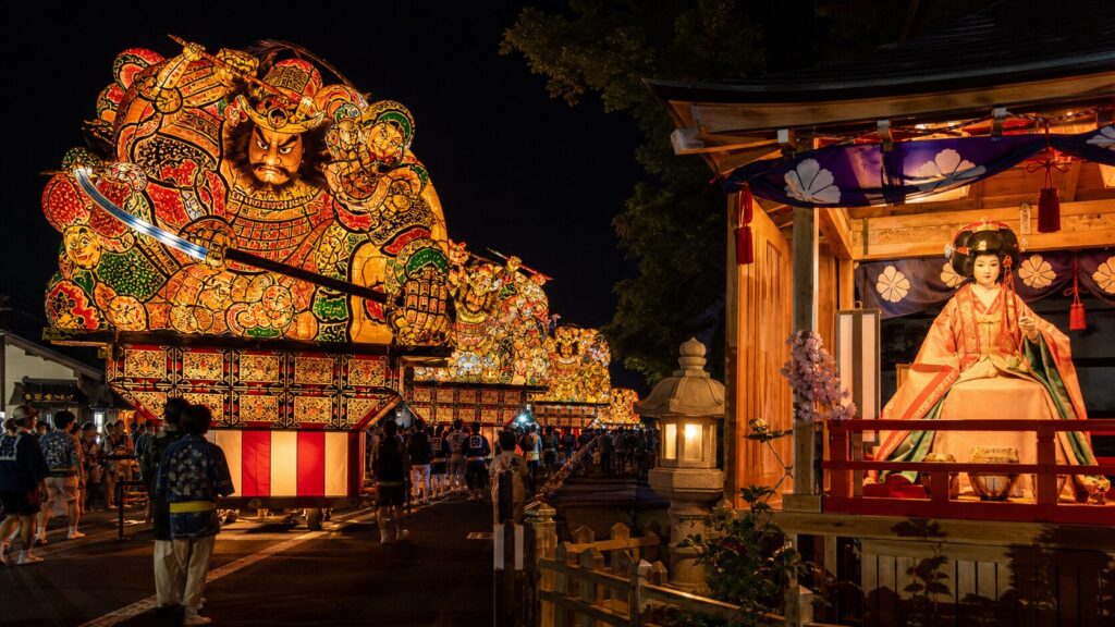 Chiran Neputa at Night: Warrior Lanterns and the Toyotamahime Shrine Automata