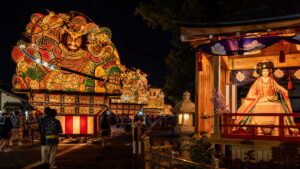 Chiran Neputa at Night: Warrior Lanterns and the Toyotamahime Shrine Automata