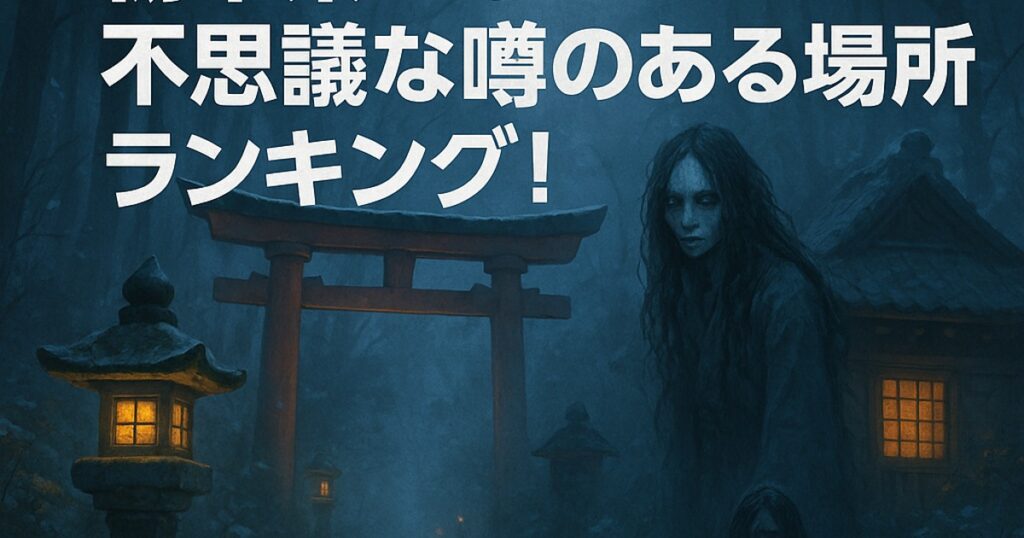 The Creepy Haunts of Tochigi: A Ranking of Terrifying Ghost Spots