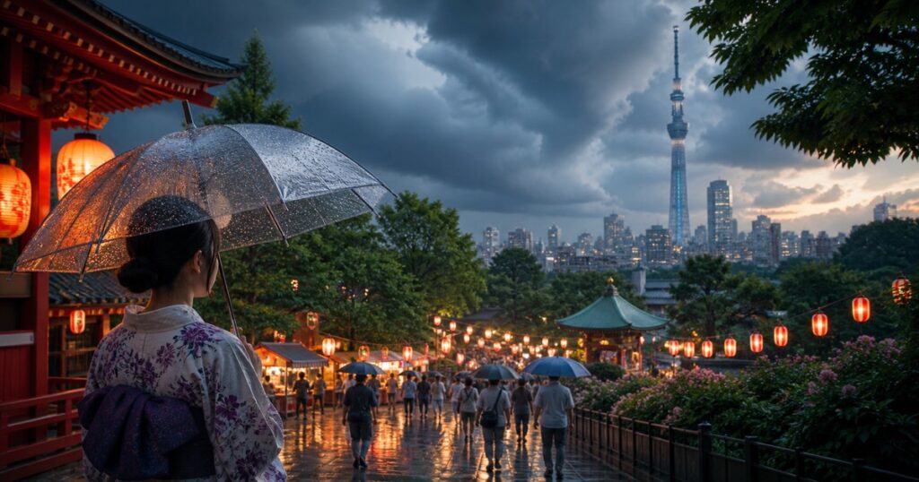Late-Summer Tokyo Weather: Typhoons, Humidity, and Respectful Festival Planning