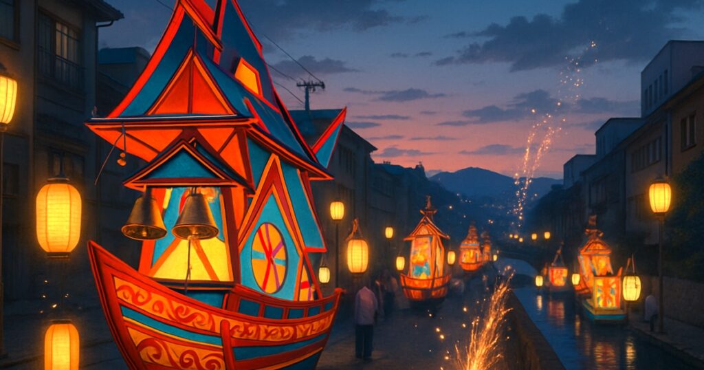 Nagasaki Shoro Nagashi: Why Spirit Boats, Bells, and Firecrackers Fill the Streets