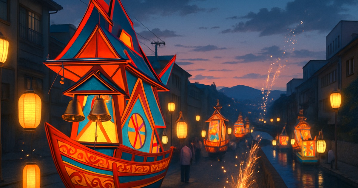 Nagasaki Shoro Nagashi: Why Spirit Boats, Bells, and Firecrackers Fill the Streets