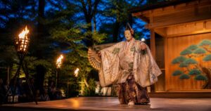 Mori no Takigi Noh: Watching Classical Spirits by Firelight in Shinjuku