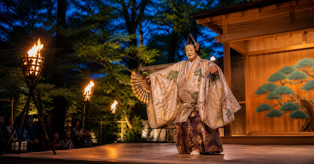 Mori no Takigi Noh: Watching Classical Spirits by Firelight in Shinjuku