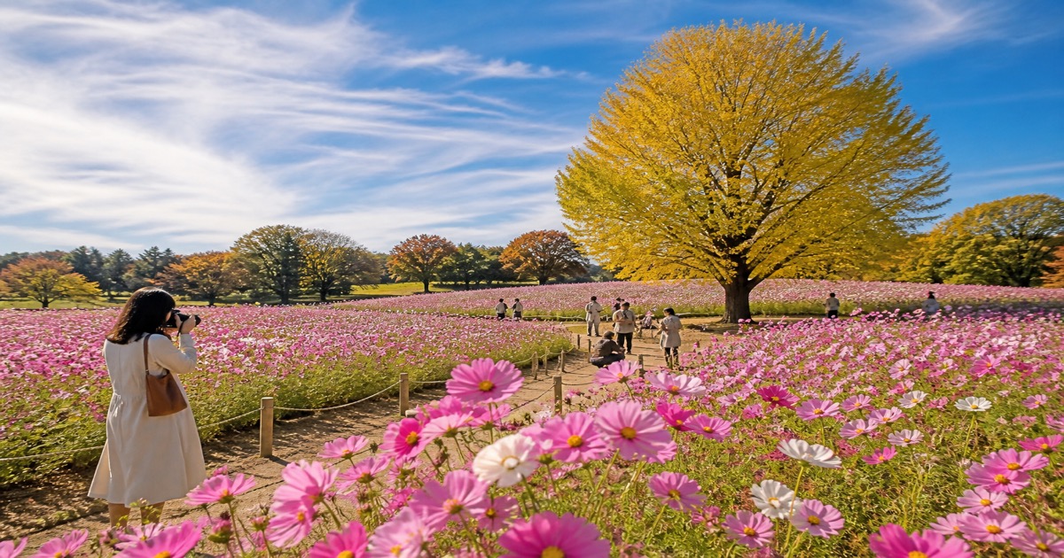 Cosmos Festival at Showa Kinen Park: Reading Autumn Through Four Million Flowers